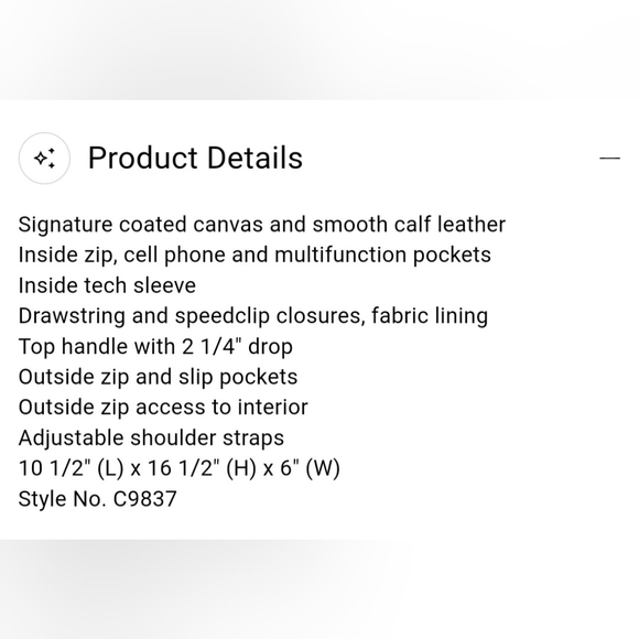 Coach Track Backpack in Signature Colorblock #C9837 - Picture 8 of 15